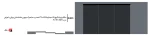 Single-wall linkage mechanism 3600mm, three-door wooden electric construction sliding door