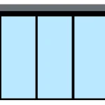 Single-wall linkage mechanism 4800mm, four-door electric aluminum profile sliding door