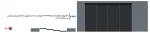 Single-wall linkage mechanism 4800mm, four electric wooden construction sliding doors
