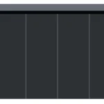 Single-wall linkage mechanism 6000mm five-door wooden sliding door manual construction