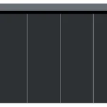 Single-wall linkage mechanism 6000mm, five electric wooden construction sliding doors