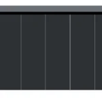 Single-wall linkage mechanism 7200mm six-door electric wooden building sliding door
