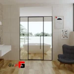 Swing Door Shower Cabin Mechanism and Profile
