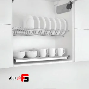 All-steel double-decker sink drainer
