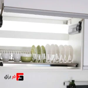 All-steel single-tier sink drainer with plate holder