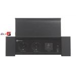 American Plus model electrical outlet with flip door