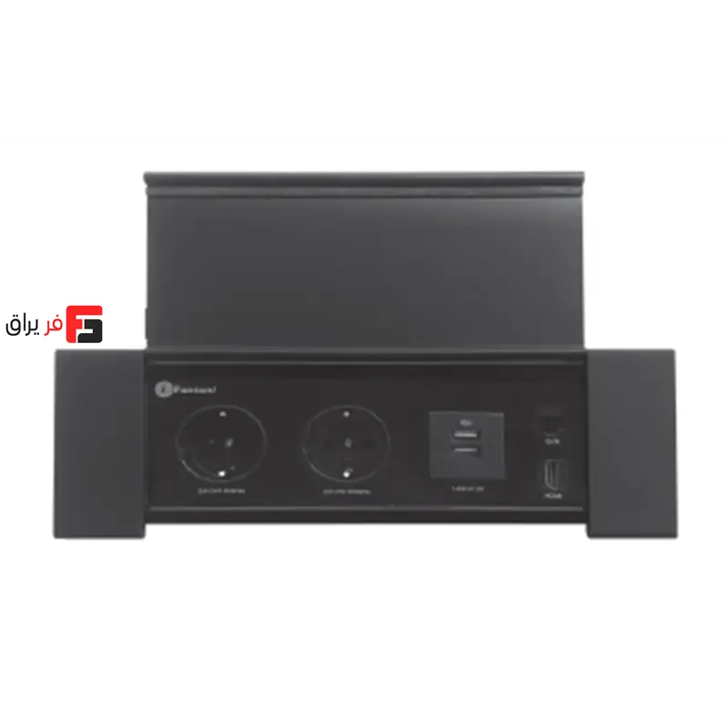 American Plus model electrical outlet with flip door