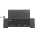 American style power outlet with flap door, 3 power sockets