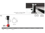 Electric lift-up power outlet with touch button