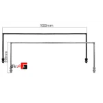 Elita 1000mm LED linear light for showcase