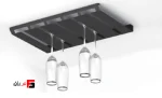 Flat rack for cherry blossoms, black color, width 560mm