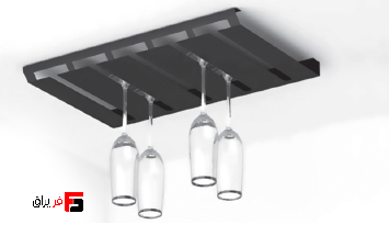 Flat rack for cherry blossoms, black color, width 560mm