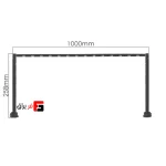 Lumi 1000mm LED linear showcase light