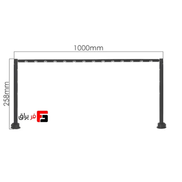 Lumi 1000mm LED linear showcase light