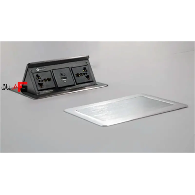Mechanical P2O pop-up power outlet