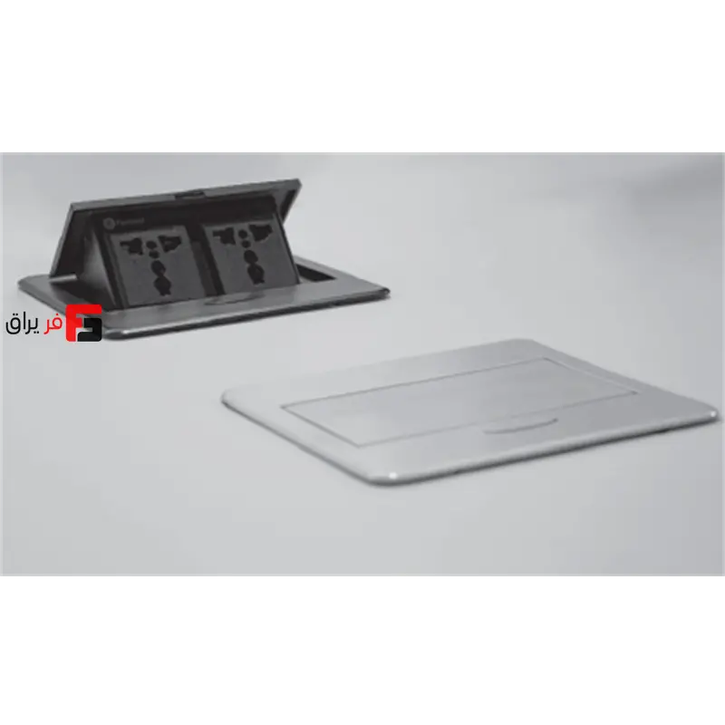 Mechanical touch button pop-up power outlet
