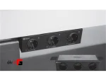 Office desk power outlet and under the air conditioning unit