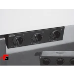 Office desk power outlet and under the air conditioning unit