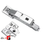 Premium 110 degree mirror hinge, surface mounted, clip-on