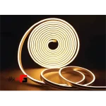Recessed LED strip light with silicone cover, Stria model, 50 m length, 10 mm depth, 4 mm width