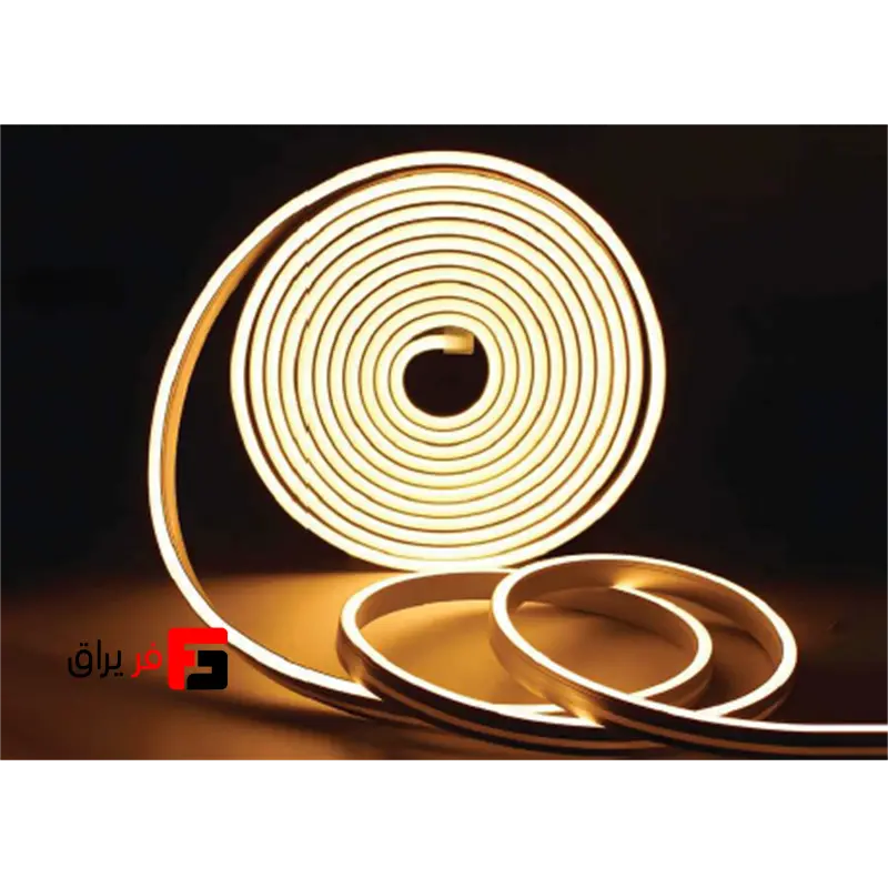 Recessed LED strip light with silicone cover, Stria model, 50 m length, 10 mm depth, 4 mm width