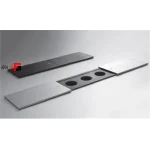 Slim model double-sided sliding power outlet