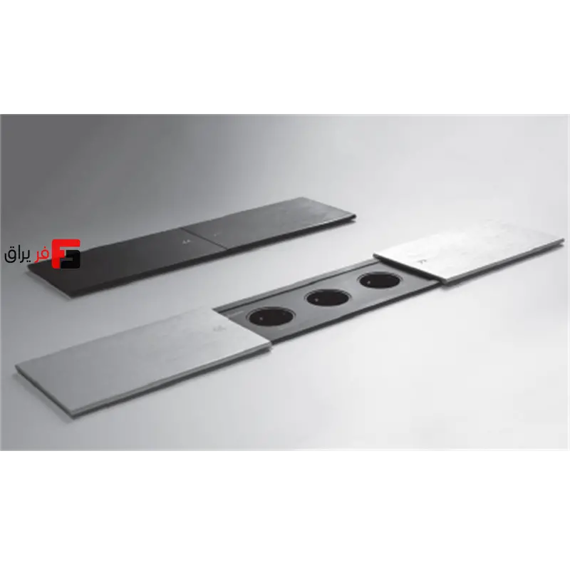 Slim model double-sided sliding power outlet