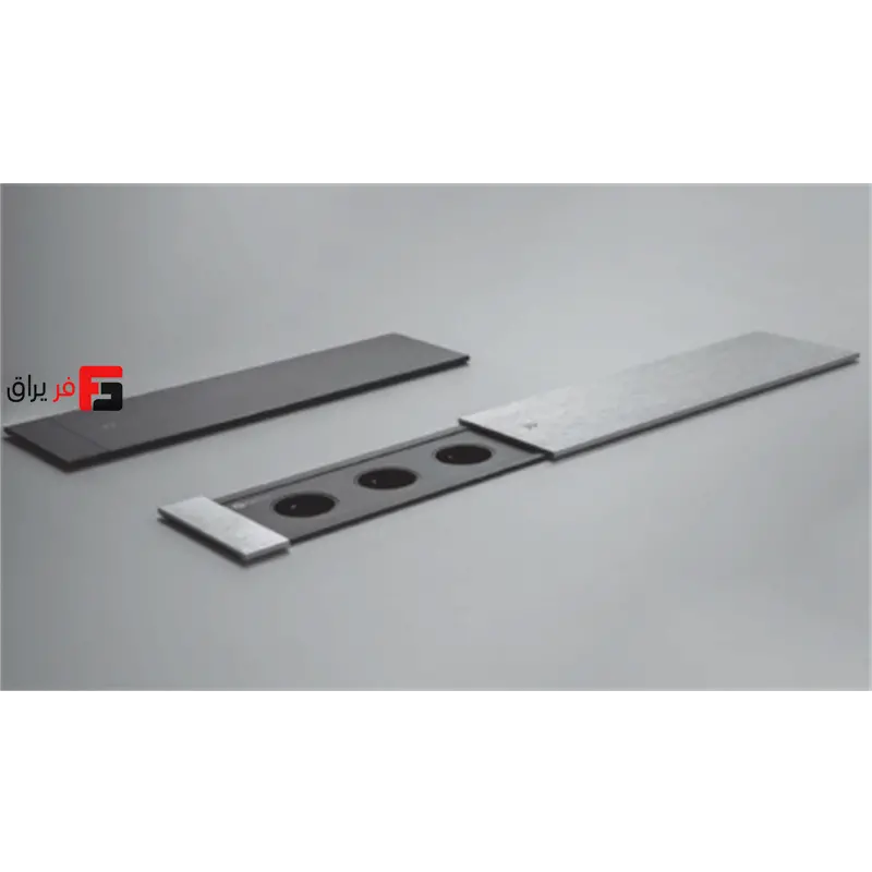 Slim model one-way sliding power outlet