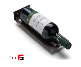 Slim wall-mounted vertical bottle holder Slim wall-mounted vertical bottle holder