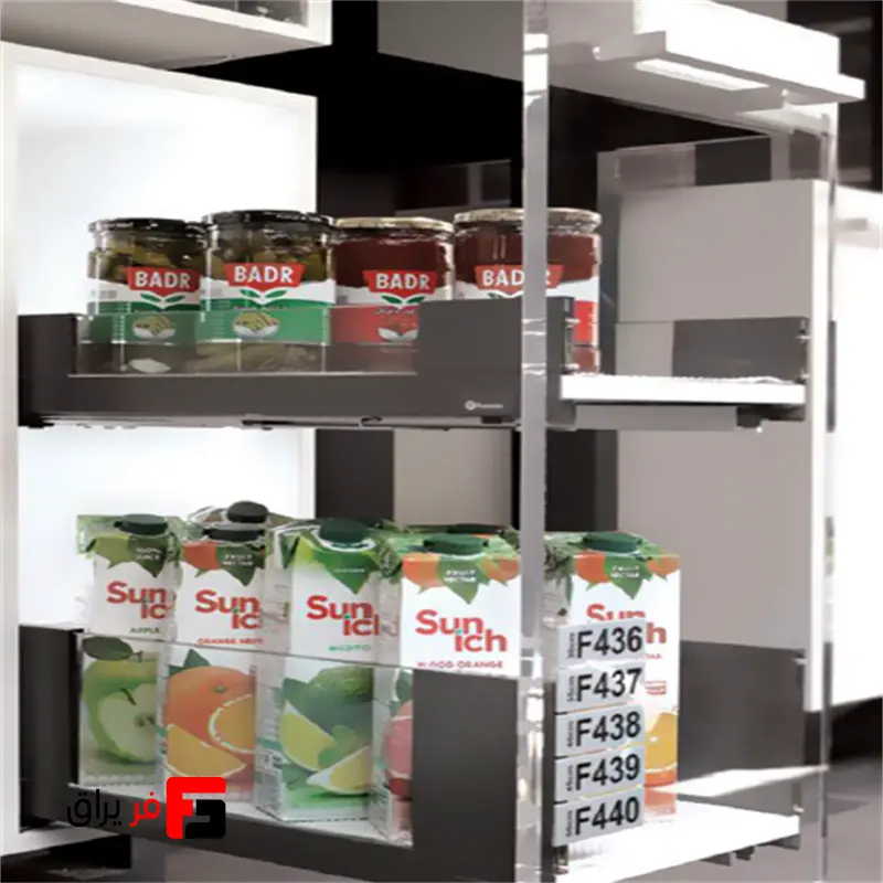 Super Ladder 106mm and 193mm under the slim glass plate, double-deck with braces and free width