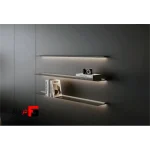 led-decorative-glass-shelf-light-fluxa-model-depth-210mm