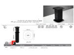 Lift-up wireless charger power outlet in matte black