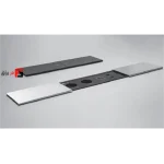 Slim Plus model double-sided sliding power outlet