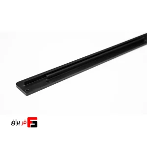 American style top or bottom cap, matte black color
