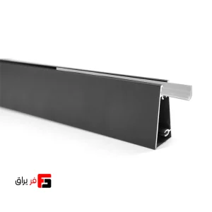 Glass retaining gasket for Spanish style profile