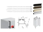 L-shaped profile handle, ceramic, nano, anti-scratch, super matte anodized, length 3000mm