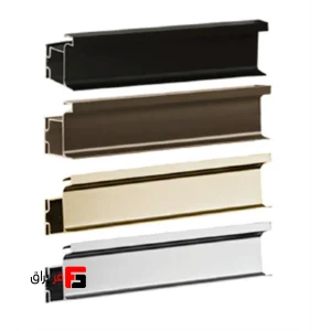 L-shaped profile handle, ceramic, nano, anti-scratch, super matte anodized, length 3000mm