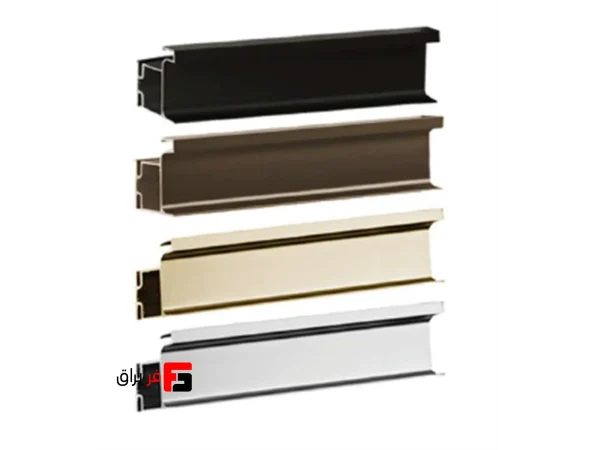 L-shaped profile handle, ceramic, nano, anti-scratch, super matte anodized, length 3000mm