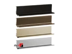 L-shaped profile handle, nano ceramic, anti-scratch, super matte anodized, length 3000mm