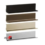 L-shaped profile handle, nano ceramic, anti-scratch, super matte anodized, length 3000mm