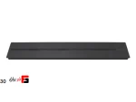 Magnetic rack in use with cut-to-size capability, ModuRack model, black color