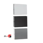 Powder coated aluminum footrest, height 100mm, length 6000mm