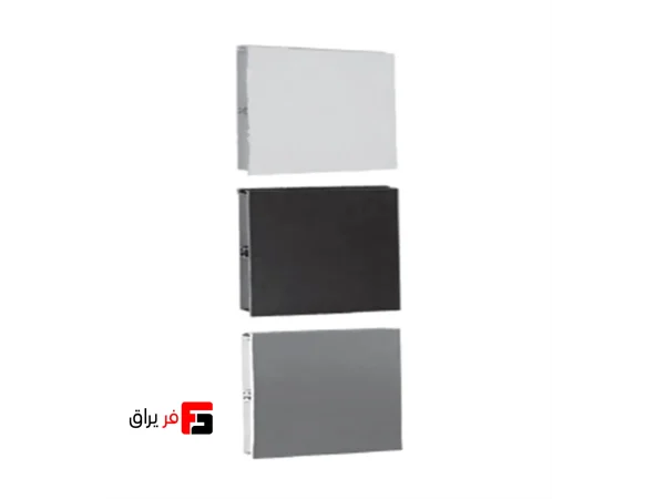 Powder coated aluminum footrest, height 100mm, length 6000mm