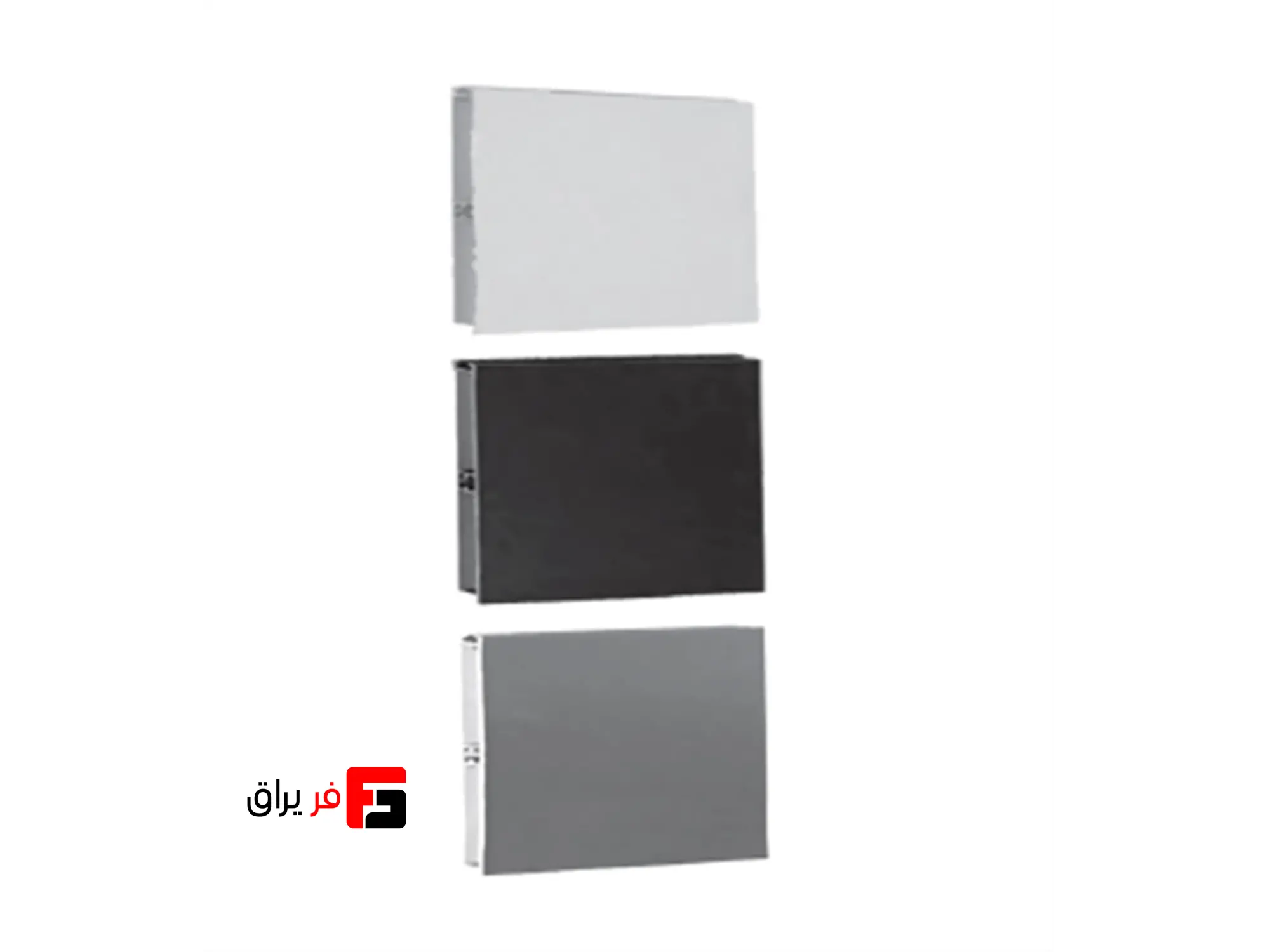 Powder coated aluminum footrest, height 100mm, length 6000mm