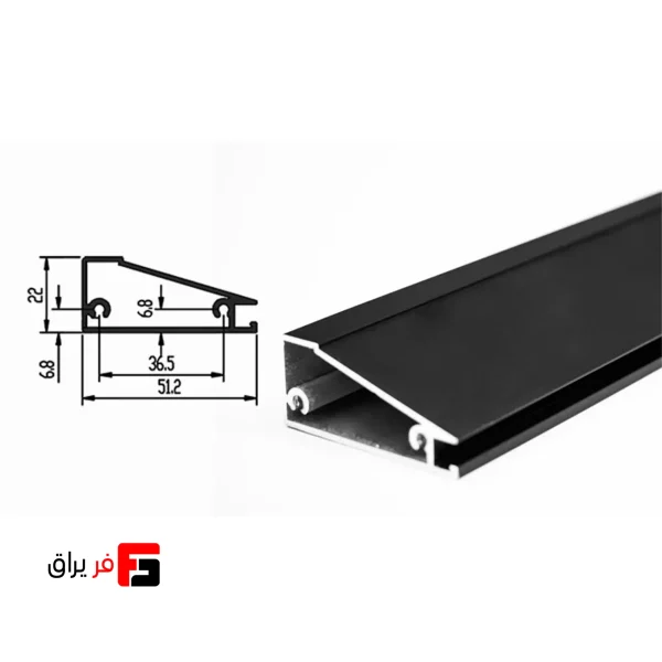 Spanish model wardrobe and cabinet door profile