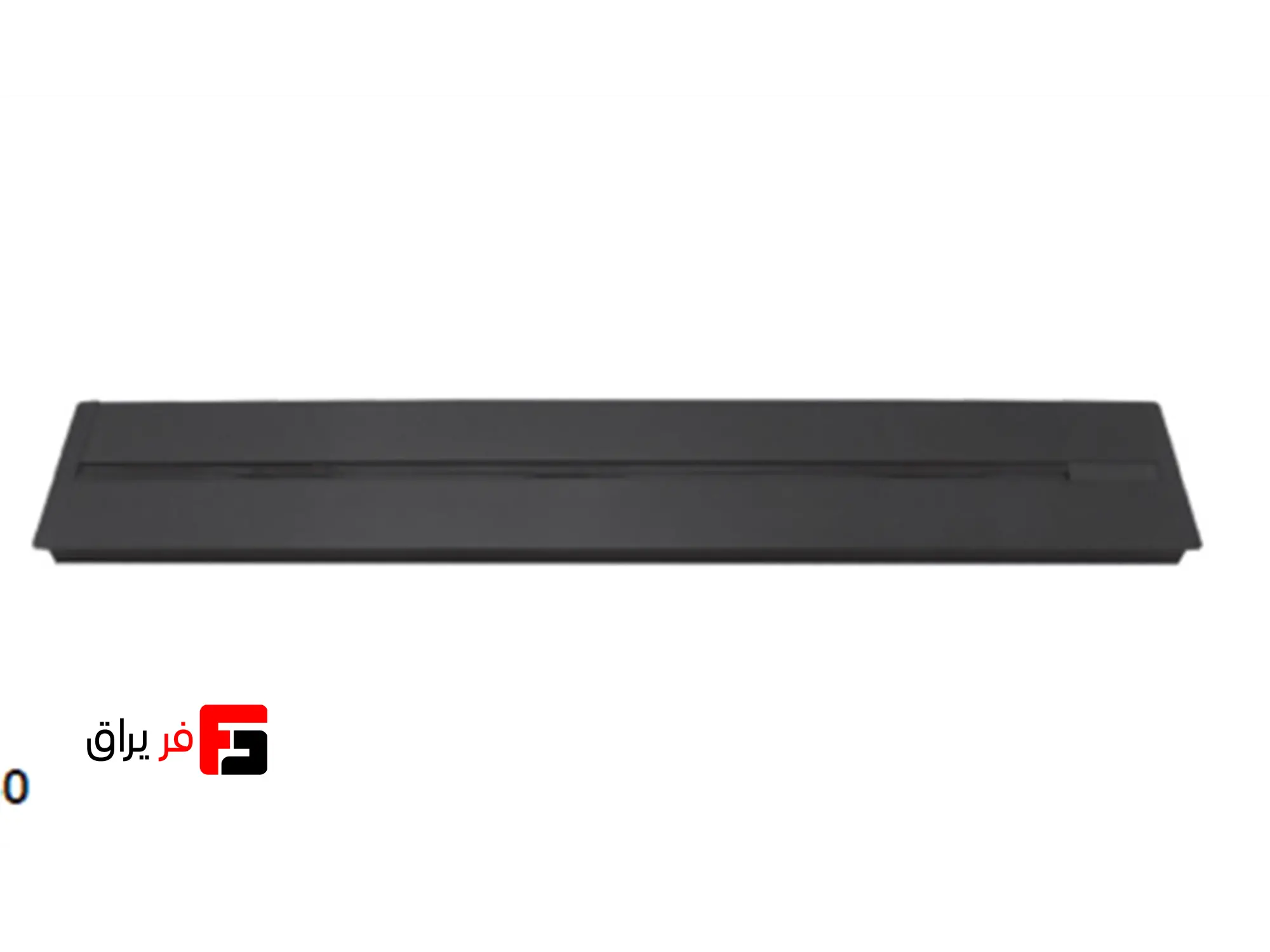 Surface-mounted magnetic rack, cut-to-size capability, MagnoLink model, black color