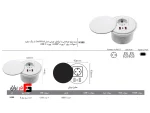 SwiffWall leather-covered rotary power outlet, white