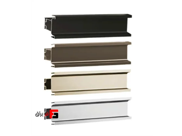 U-shaped profile handle, ceramic, nano, anti-scratch, super matte anodized, length 3000mm
