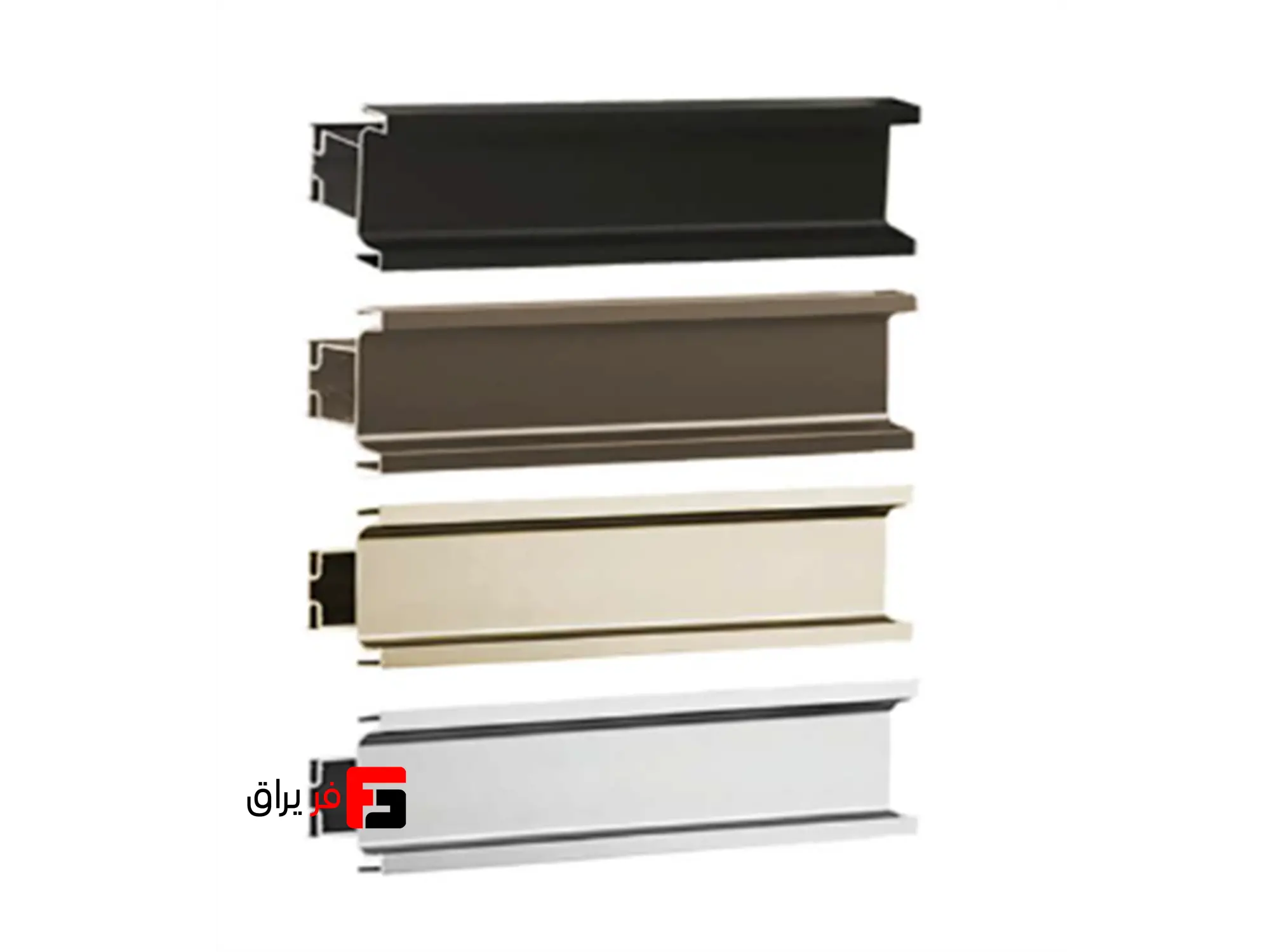 U-shaped profile handle, ceramic, nano, anti-scratch, super matte anodized, length 3000mm