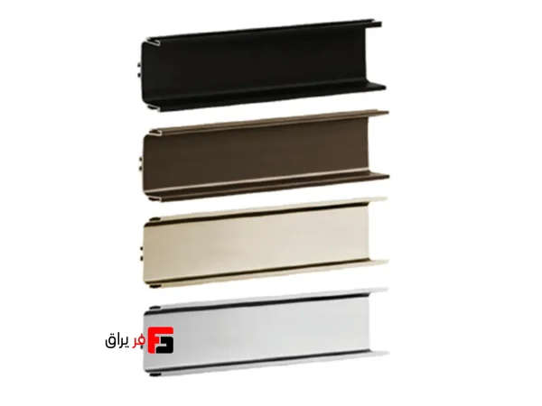 U-shaped profile handle, ceramic, nano-scratch resistant, super matte anodized, length 3000mm U-shaped profile handle, ceramic, nano-scratch resistant, super matte anodized, length 3000mm